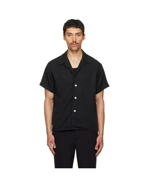 Second/Layer Black Avenue Shirt for men