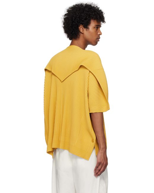 HOMME PLISSE ISSEY MIYAKE タンクトップ　イエロー HOMME PLISSÉ ISSEY MIYAKE SPRING SUMMER 2024 コレクション 24