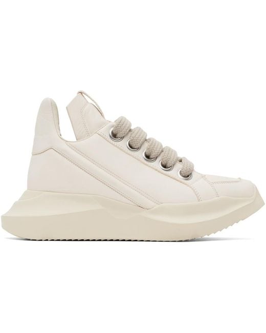 Rick Owens Black Off-white Geth Runner Sneakers for men