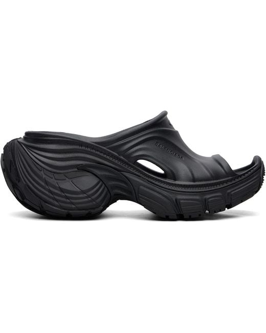 Balenciaga Black 6Xl Sandals