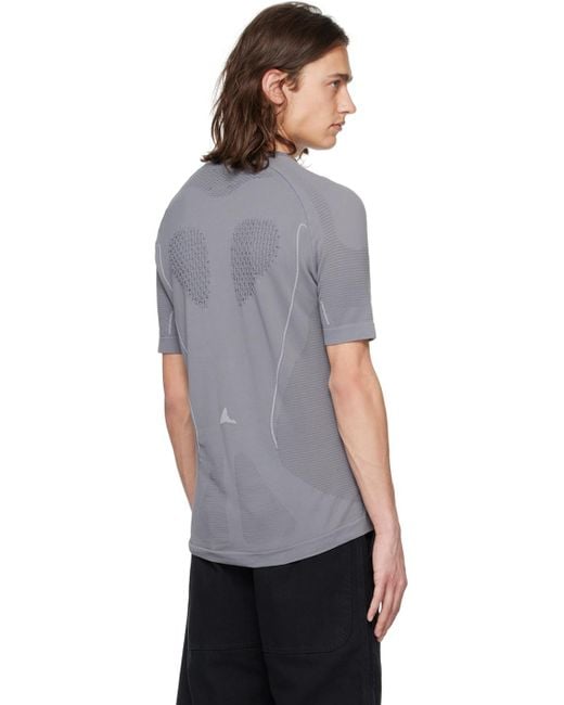 T-shirt gris sans coutures Roa pour homme en coloris Black