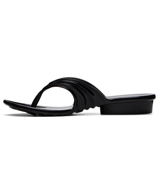 DIESEL Black Melissa Edition Quantum Thong Sandals
