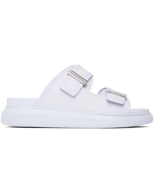 Alexander McQueen Purple Hybrid Slides in Black Lyst