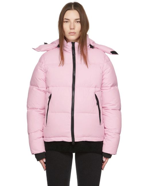 The Very Warm Synthetic Pink Puffer Jacket | Lyst