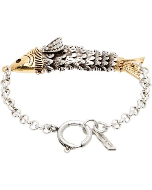 Isabel Marant Metallic River Bracelet for men