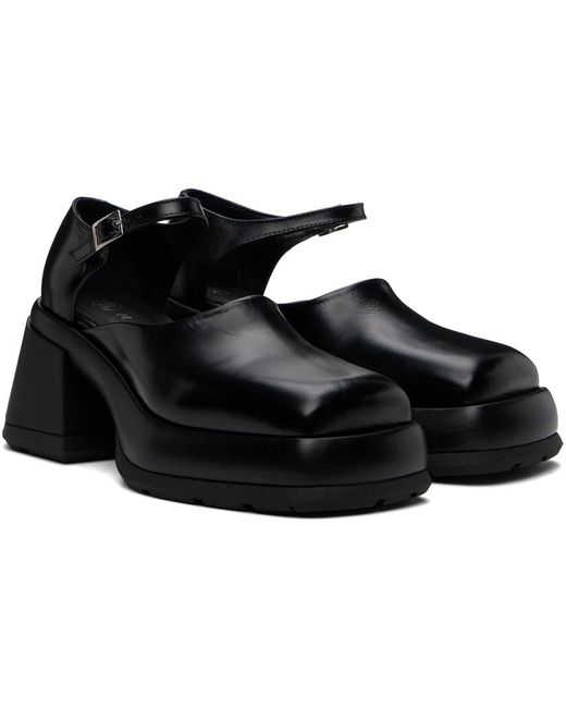 Chaussures à talon bottier coral noires Miista en coloris Black