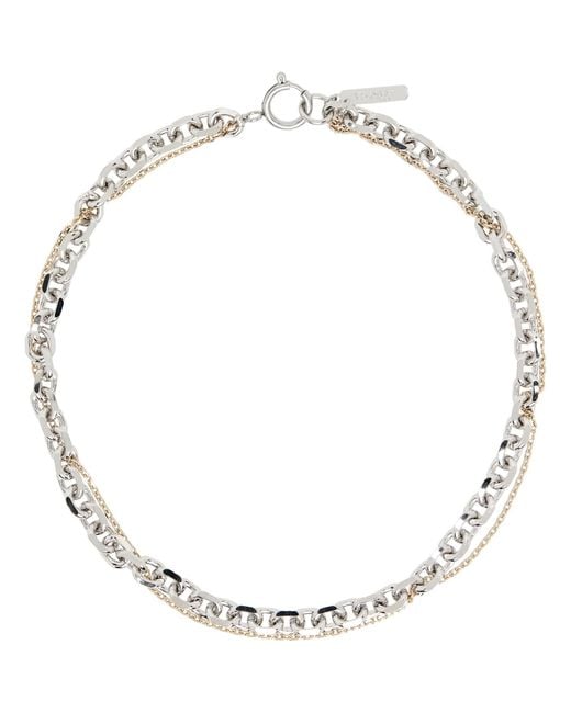 Justine Clenquet Metallic Dana Necklace