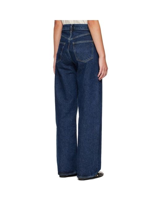Agolde Blue Low Curve Jeans