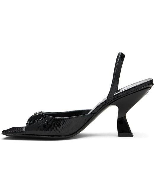 DIESEL Black D-Amber 75 Heeled Sandals