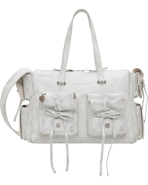 Acne Metallic Multipocket Tote
