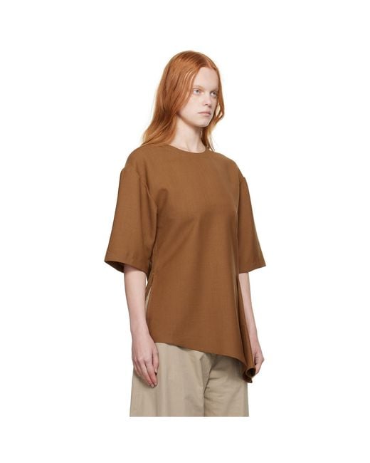 Studio Nicholson Brown Vichy Top
