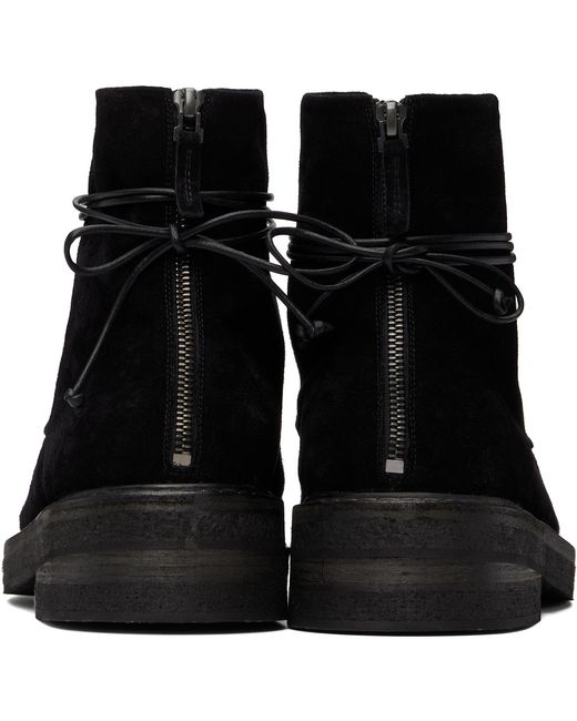 Marsèll Black Parrucca Combat Boots for men