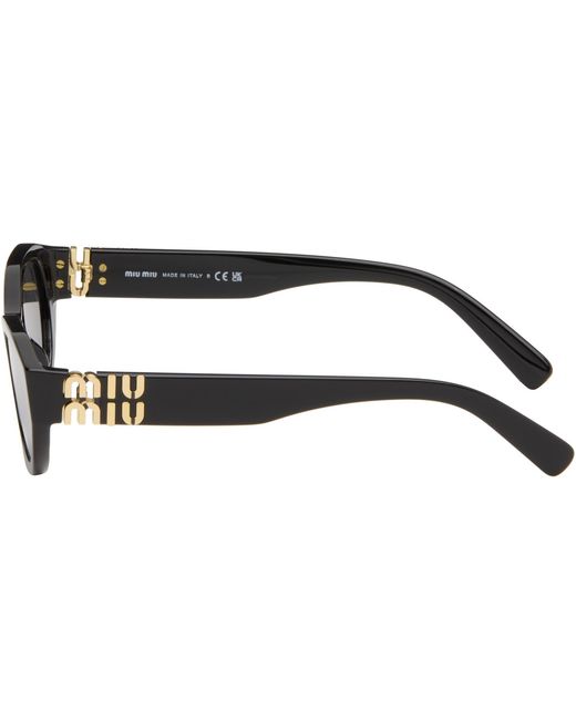 Miu Miu Gray Classic Subtle Cateye Sunglasses