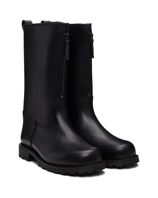 Rier Black Ludwig Reiter Edition Tractor Boots for men