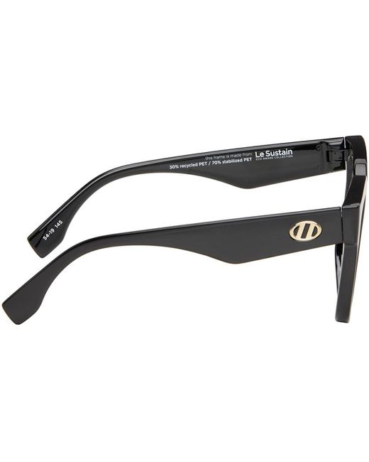 Le Specs Black Tradeoff Sunglasses