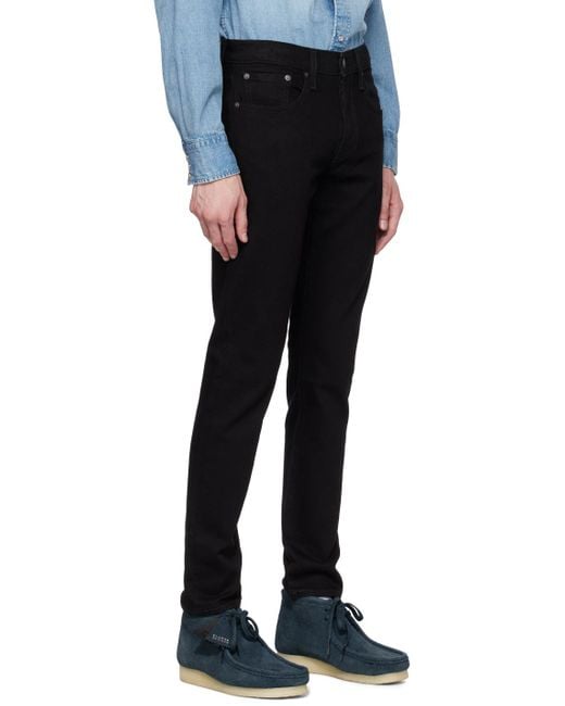 Levi's Black 512 Slim Taper Jeans for men