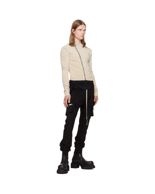 Rick Owens Black Tower Mastodon Cargo Pants for men