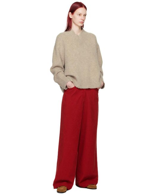 Pull fayette The Row en coloris Red