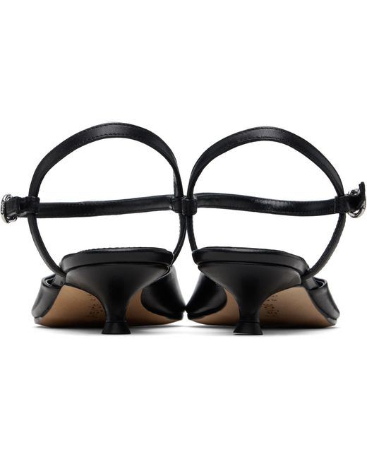 Aeyde Black Colette Heels