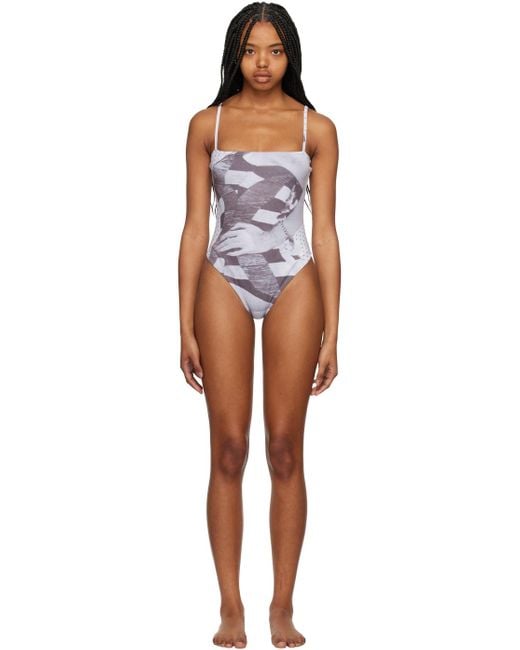 Elliss Black Reach To The Sky One-piece Swimsuit