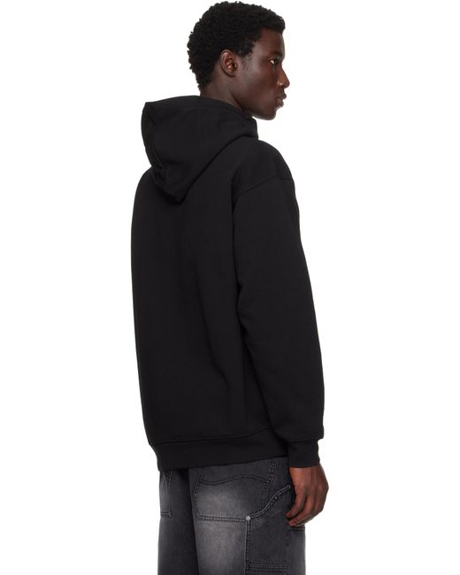 メンズ Dime ブラック Cursive Small Logo フーディ Black