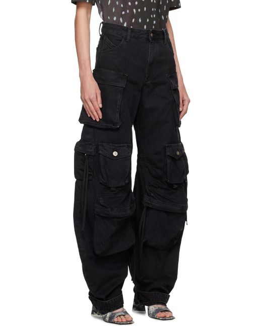 The Attico Black Fern Jeans