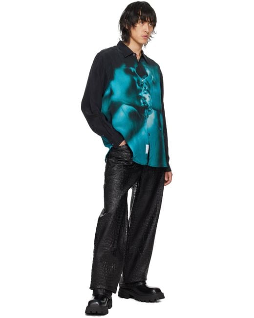 Pantalon benz noir en cuir synthétique Eytys pour homme en coloris Black