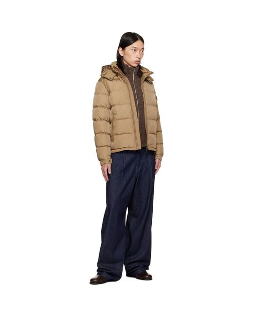 Moncler Blue Maya Short Down Jacket for men