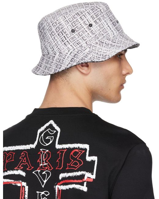 Givenchy Black Reversible 4g Bucket Hat for men