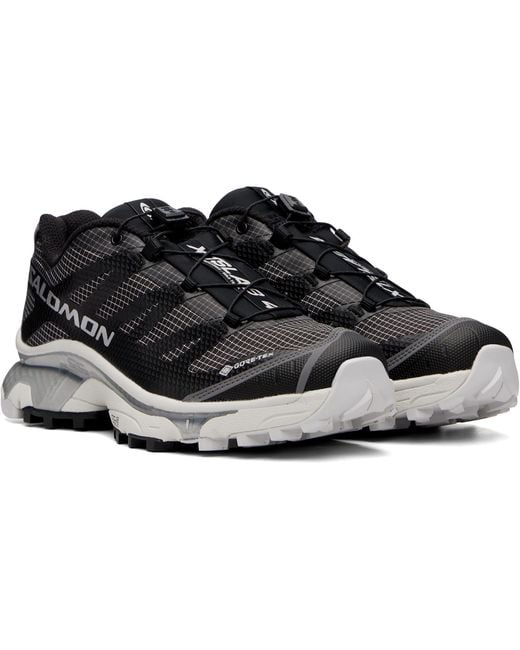 Salomon Black Xt-4 Gore-Tex Sneakers for men