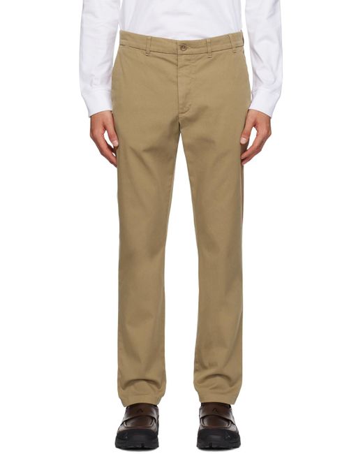 Norse Projects Natural Khaki Aros Trousers for men