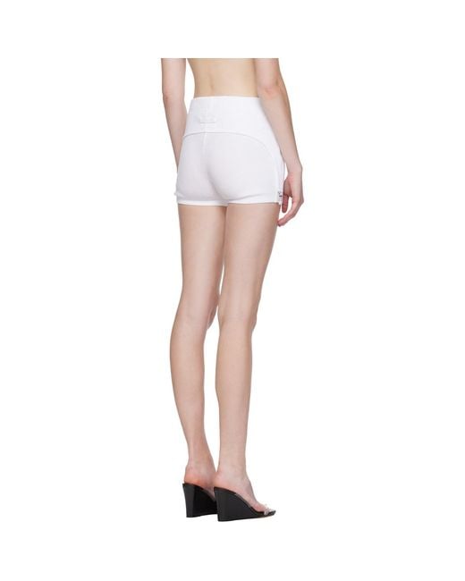 Jean Paul Gaultier Multicolor 'The Garter' Mini Shorts