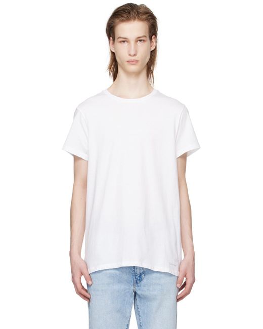 Ensemble de trois t-shirts blancs Calvin Klein pour homme en coloris White