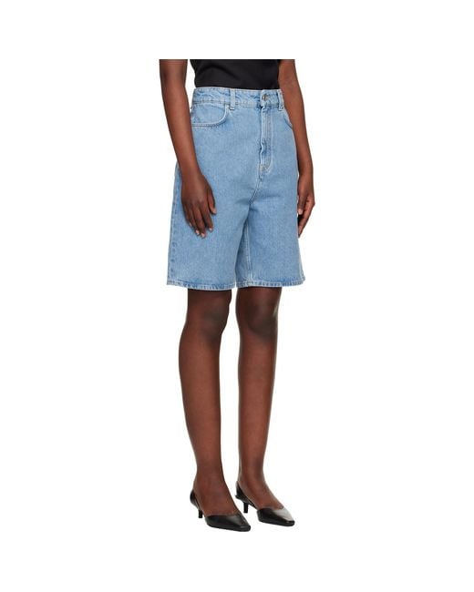 Loulou de Saison Blue Isu Lds Denim Shorts