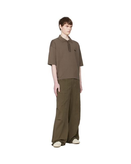 Entire studios Brown Khaki Barren Cargo Pants for men