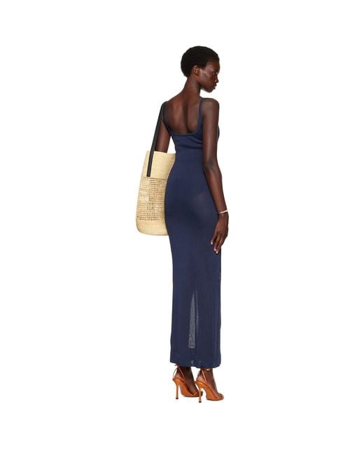 Jacquemus Blue 'The Nodo' Maxi Dress