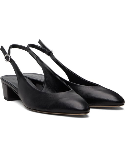 Aeyde Black Celeste Heels