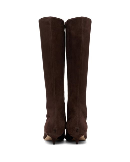 Jimmy Choo Brown Amis 35 Knee Boots