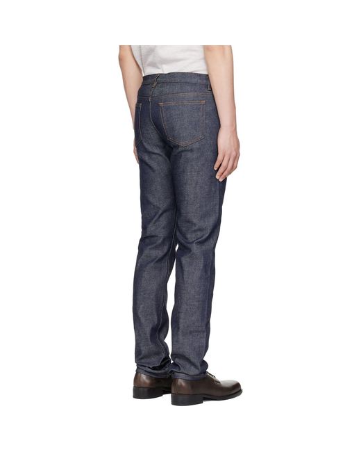 A.P.C. Blue Petit Standard Jeans for men