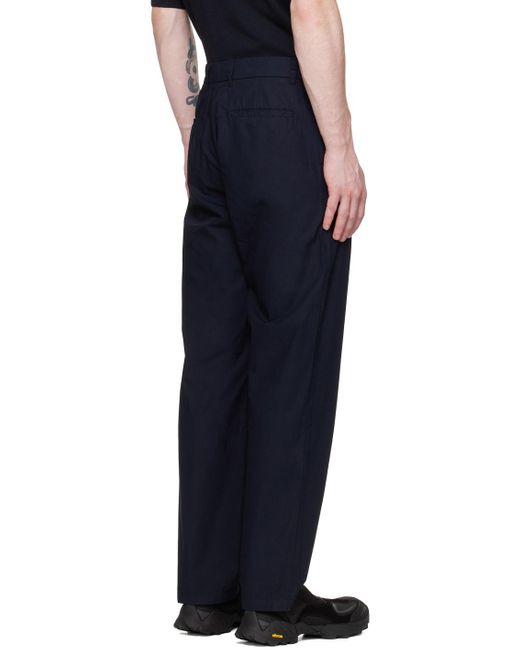 Norse Projects Blue Andersen Trousers for men