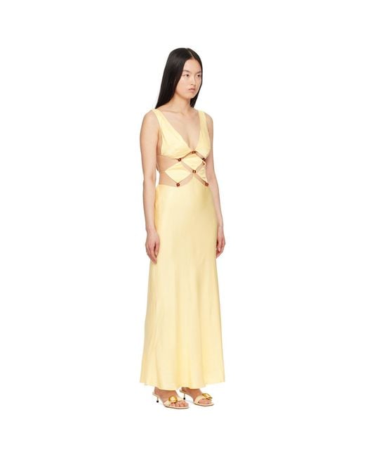 Bec & Bridge Black Agathe Diamond Maxi Dress