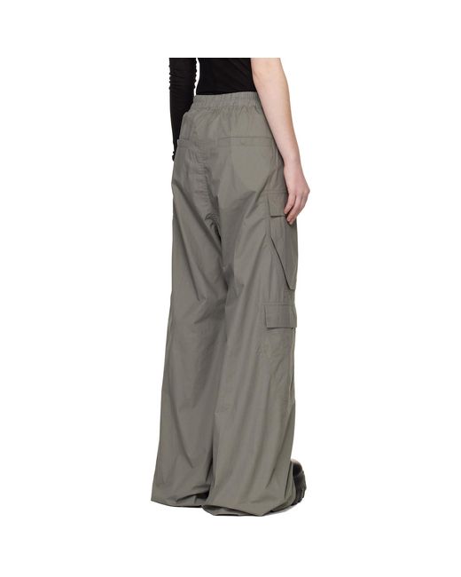 Rick Owens Black Temple Cargobelas Cargo Pants