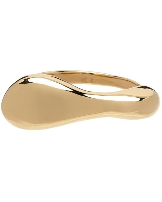 Faris Ssense Exclusive Gold Rest Ring in Black | Lyst