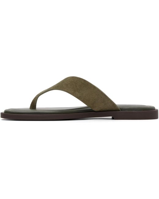 Rag & Bone Black Khaki Gracie Thong Sandals