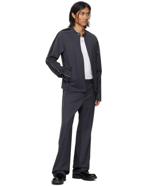 DIESEL Blue Gray & Black P-devlin Trousers for men