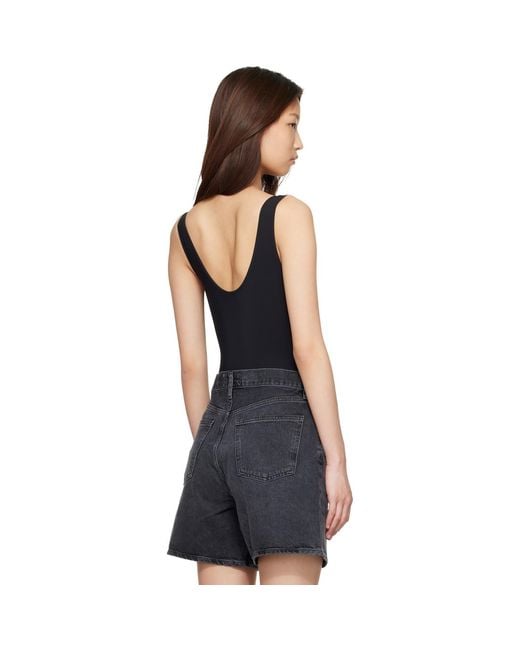 Agolde Black Tora Bodysuit