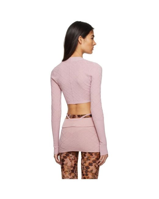 KNWLS Pink Cali Sweater