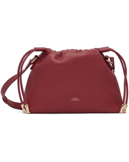 A.P.C. . Red Ninon Mini Bag