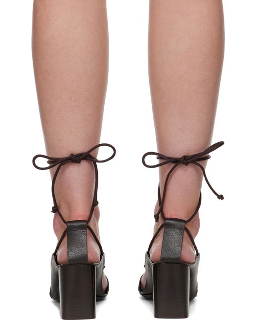 Lemaire Brown Opanka 80 Heels