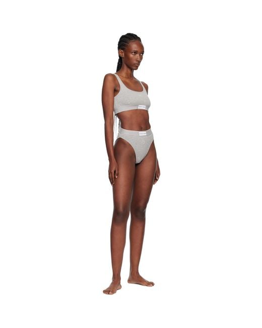 MARINE SERRE Multicolor Moon Logo Stretched Jersey High-Waist Briefs